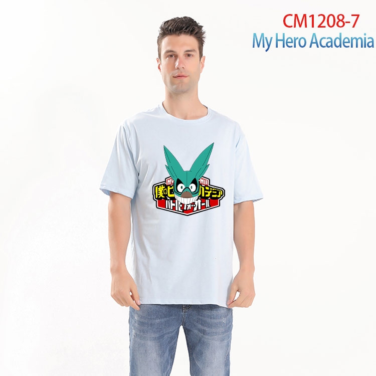 My Hero Academia Printed short-sleeved cotton T-shirt from S to 4XL  CM 1208 7
