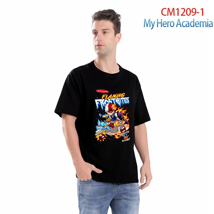 My Hero Academia Printed short-sleeved cotton T-shirt from S to 4XL CM 1209 1