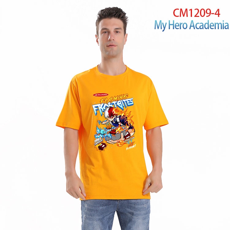My Hero Academia Printed short-sleeved cotton T-shirt from S to 4XL CM 1209 4