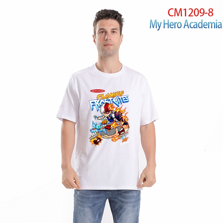 My Hero Academia Printed short-sleeved cotton T-shirt from S to 4XL  CM 1209 8