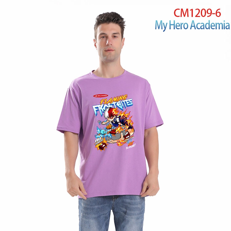 My Hero Academia Printed short-sleeved cotton T-shirt from S to 4XL  CM 1209 6