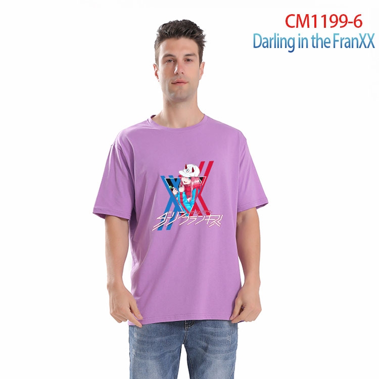 DARLING in the FRANX Printed short-sleeved cotton T-shirt from S to 4XL CM 1199 6