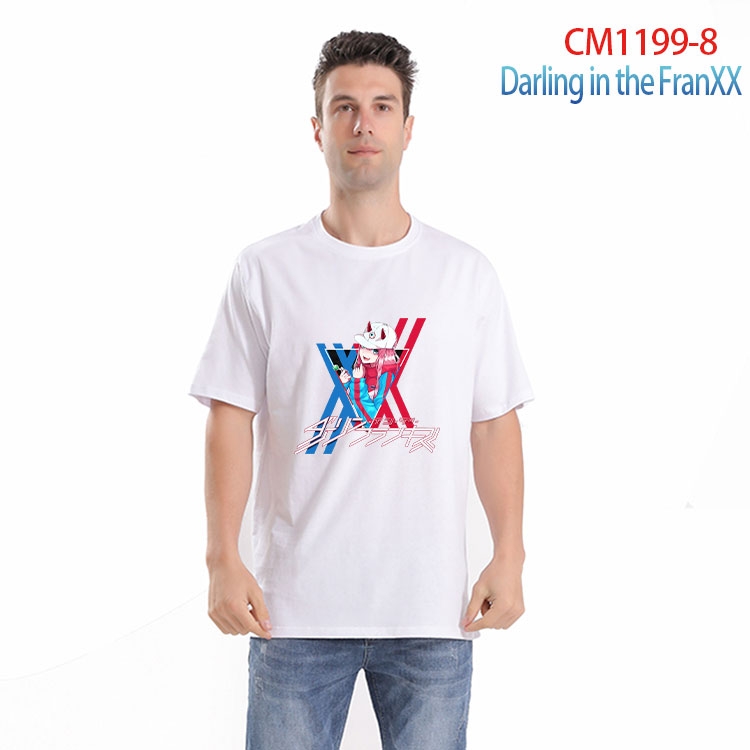 DARLING in the FRANX Printed short-sleeved cotton T-shirt from S to 4XL CM 1199 8