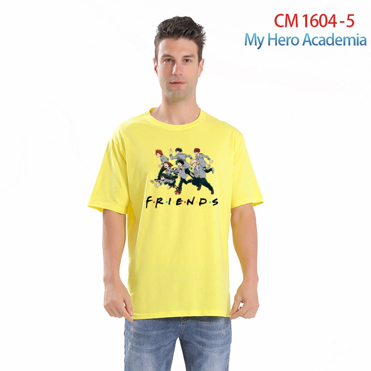 My Hero Academia Printed short-sleeved cotton T-shirt from S to 4XL CM-1604-5
