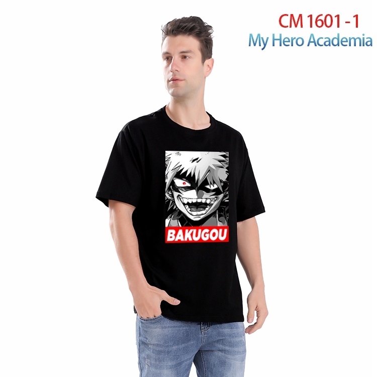 My Hero Academia Printed short-sleeved cotton T-shirt from S to 4XL  CM-1601-1