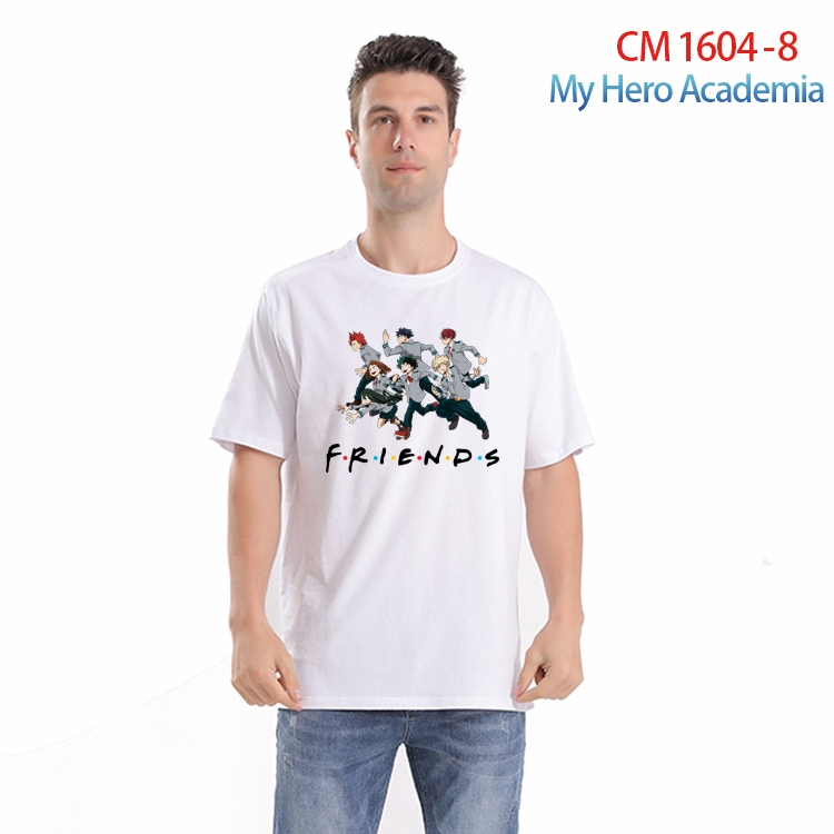 My Hero Academia Printed short-sleeved cotton T-shirt from S to 4XL  CM-1604-8