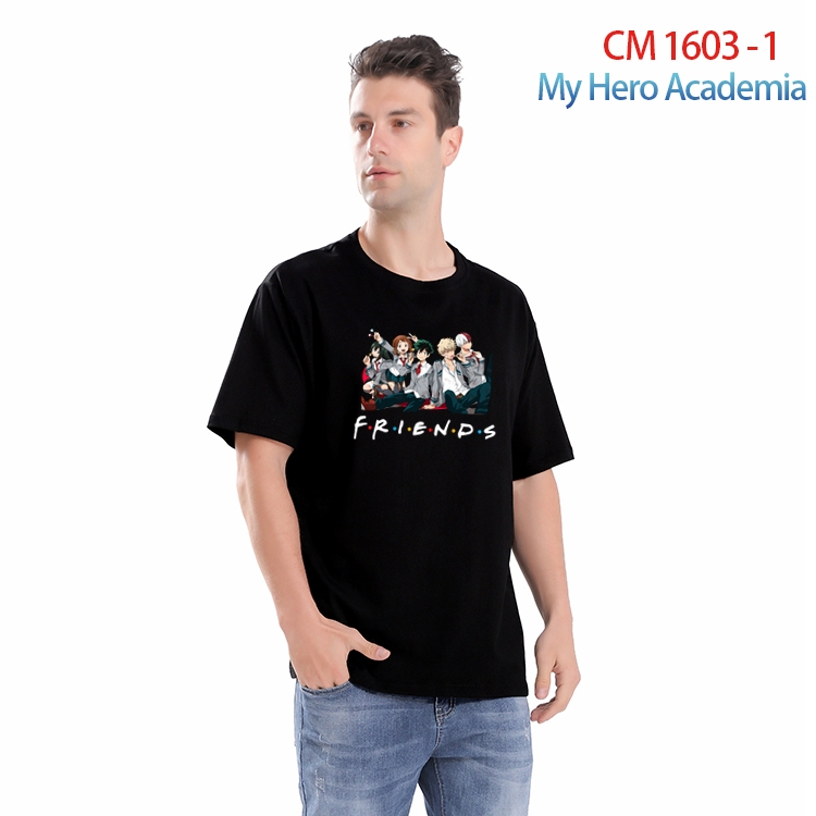 My Hero Academia Printed short-sleeved cotton T-shirt from S to 4XL  CM-1603-1