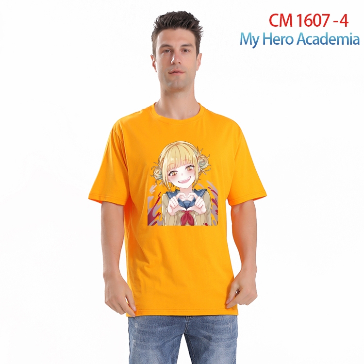 My Hero Academia Printed short-sleeved cotton T-shirt from S to 4XL  CM-1607-4