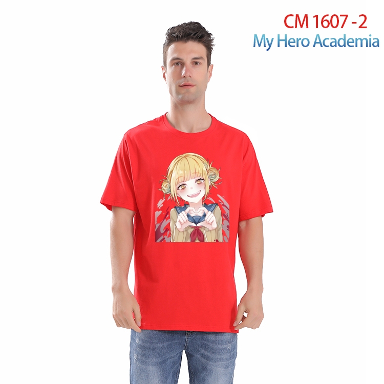 My Hero Academia Printed short-sleeved cotton T-shirt from S to 4XL  CM-1607-2