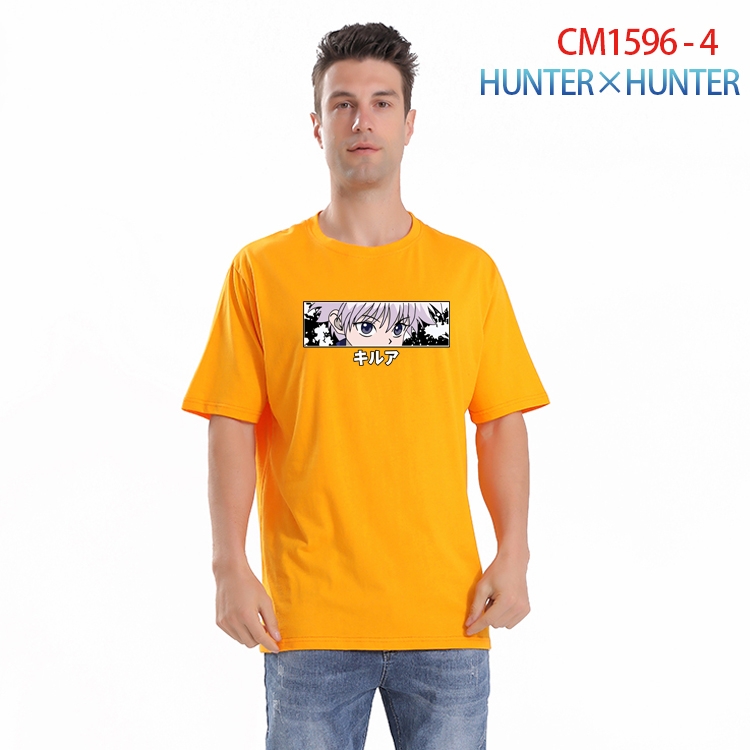 HunterXHunter Printed short-sleeved cotton T-shirt from S to 4XL CM-1596-4