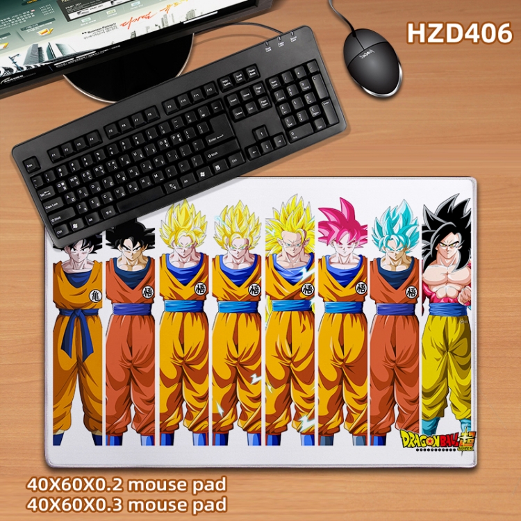DRAGON BALL Anime desk mat 40X60cm support custom drawing HZD406