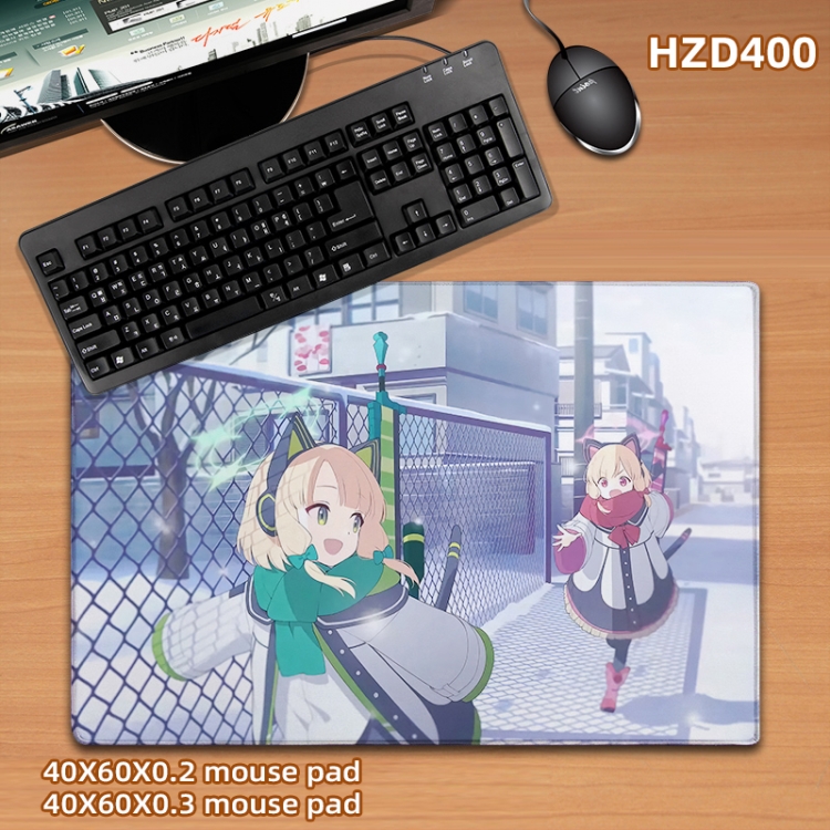 Blue Archive game  desk mat 40X60cm support custom drawing HZD400