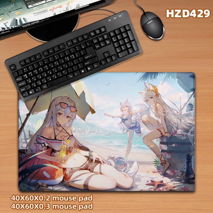 Arknights Anime desk mat 40X60cm support custom drawing  HZD429