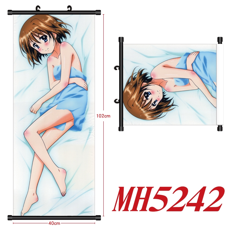 Magic Maiden Anime black Plastic rod Cloth painting Wall Scroll 40X102CM   MH5242
