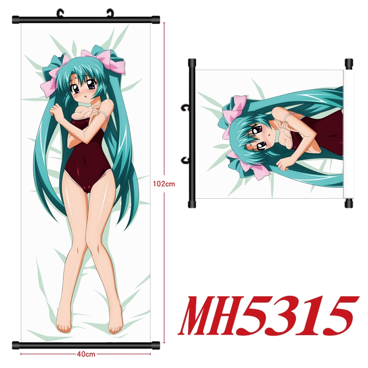 lost universe Anime black Plastic rod Cloth painting Wall Scroll 40X102CM   MH5315