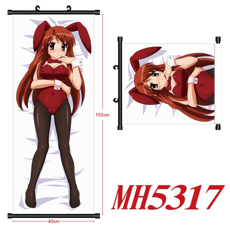 Queen's Blade Anime black Plastic rod Cloth painting Wall Scroll 40X102CM MH5317