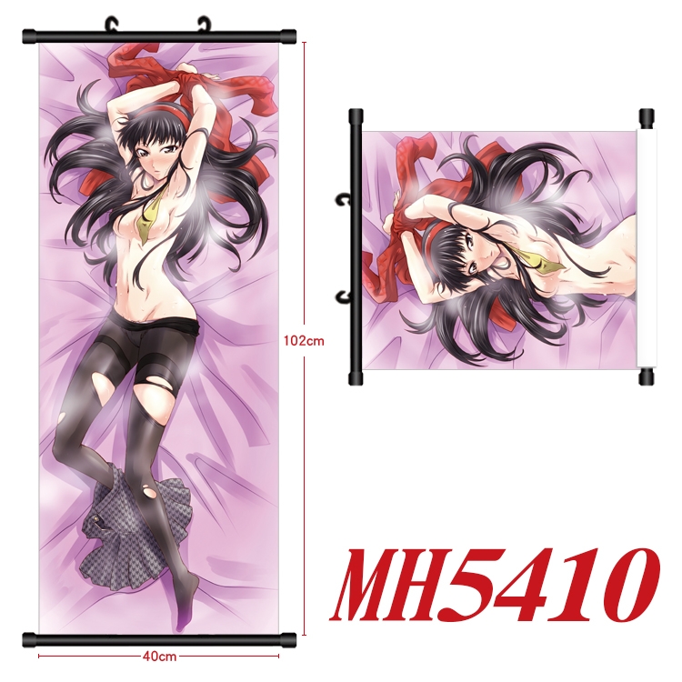 Queen's Blade Anime black Plastic rod Cloth painting Wall Scroll 40X102CM MH5410