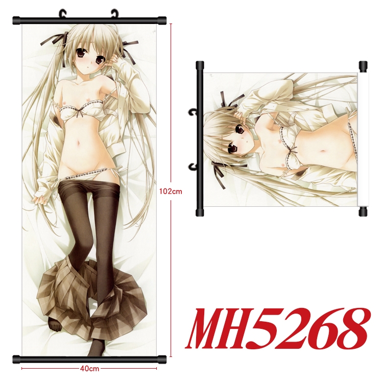 Sneak! Naiako Anime black Plastic rod Cloth painting Wall Scroll 40X102CM  MH5268