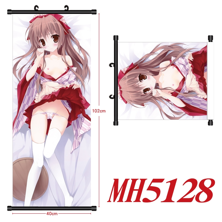 Nogizaka Haruka's Secret Anime black Plastic rod Cloth painting Wall Scroll 40X102CM MH5128