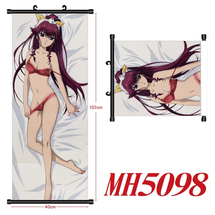 Nogizaka Haruka's Secret Anime black Plastic rod Cloth painting Wall Scroll 40X102CM  MH5098