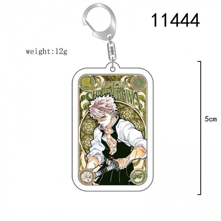 Demon Slayer Kimets  Anime acrylic Key Chain  price for 5 pcs 11444