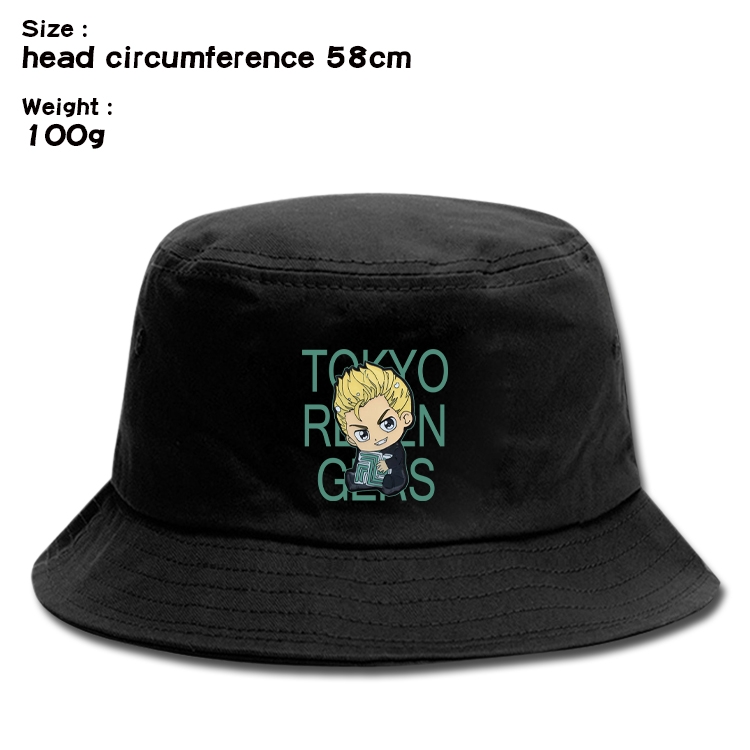 Tokyo Revengers  Anime canvas fisherman hat sun hat 58cm