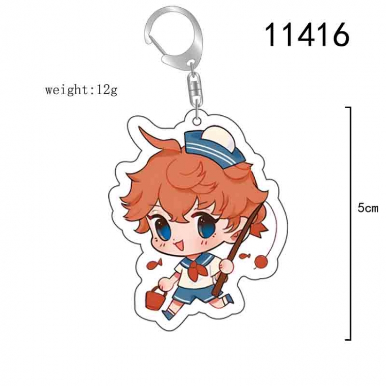 SK∞  Anime characters acrylic Standing Plates Keychain 15CM 11416