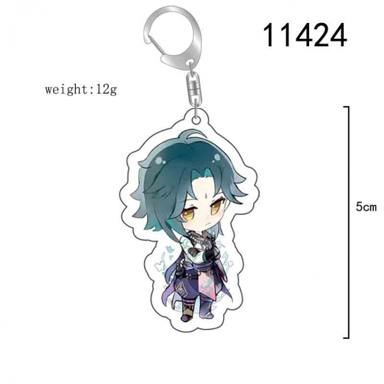 SK∞  Anime characters acrylic Standing Plates Keychain 15CM 11424