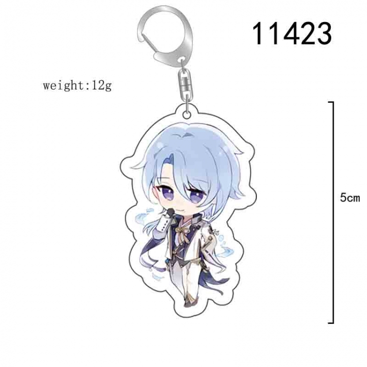 SK∞  Anime characters acrylic Standing Plates Keychain 15CM 11423