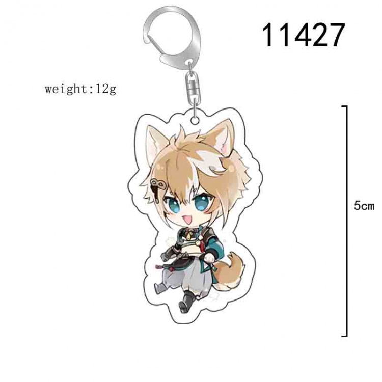 SK∞  Anime characters acrylic Standing Plates Keychain 15CM 11427