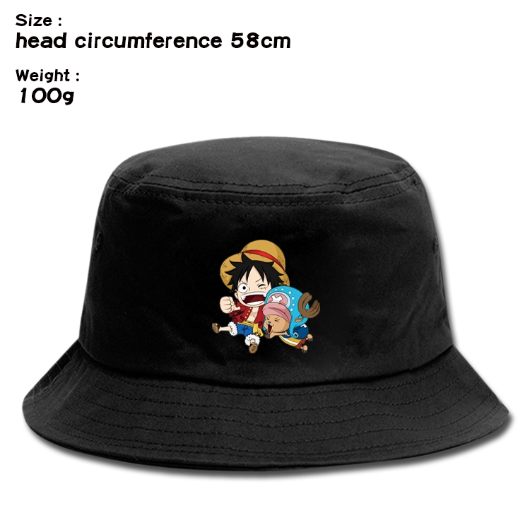 One Piece Anime canvas fisherman hat sun hat 58cm
