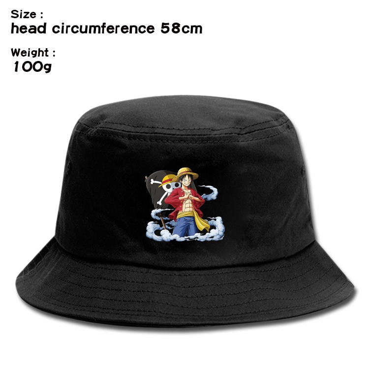 One Piece Anime canvas fisherman hat sun hat 58cm