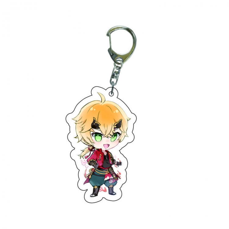 Genshin Impact  Anime acrylic Key Chain  price for 5 pcs 8296