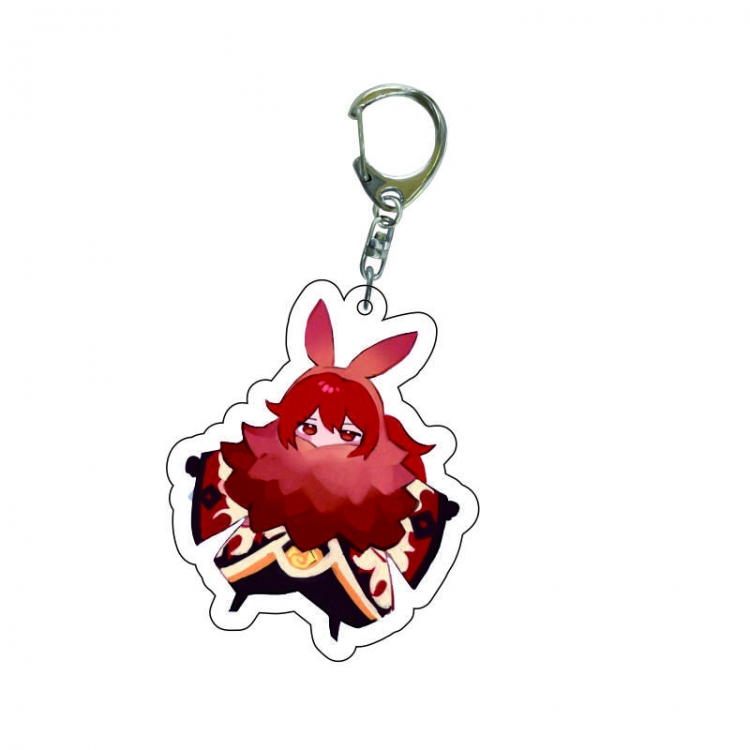 Genshin Impact  Anime acrylic Key Chain  price for 5 pcs 8300