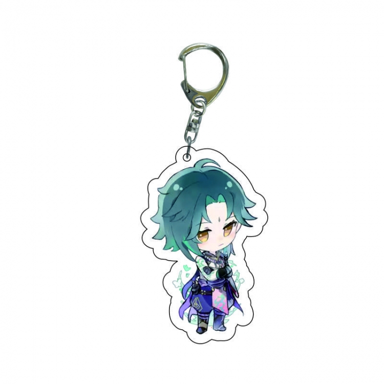 Genshin Impact  Anime acrylic Key Chain  price for 5 pcs 8298