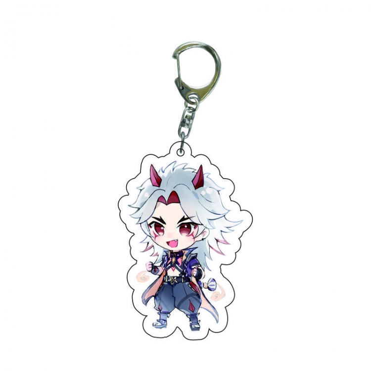 Genshin Impact  Anime acrylic Key Chain  price for 5 pcs  8299