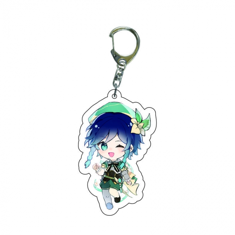 Genshin Impact  Anime acrylic Key Chain  price for 5 pcs 8295