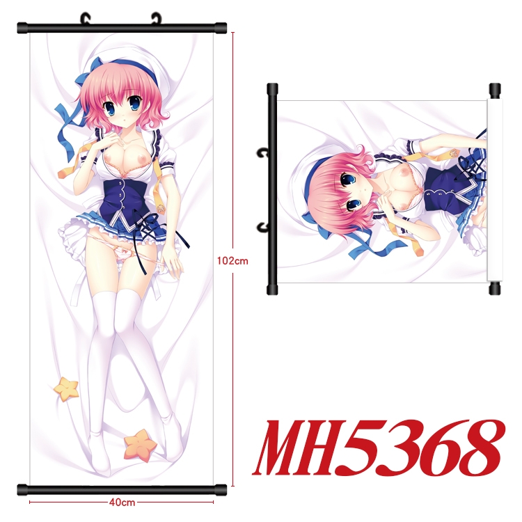 Ro-Kyu-Bu Anime black Plastic rod Cloth painting Wall Scroll 40X102CM  MH5368