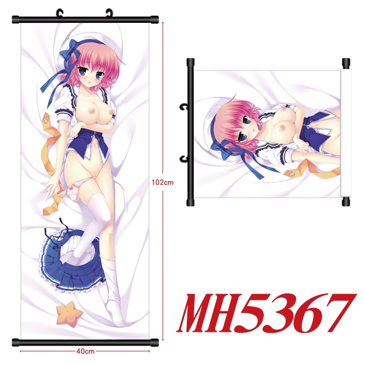 Ro-Kyu-Bu Anime black Plastic rod Cloth painting Wall Scroll 40X102CM  MH5367