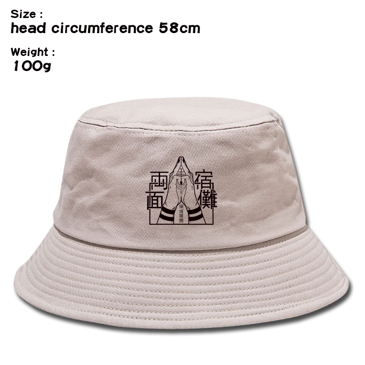 Jujutsu Kaisen   Anime canvas fisherman hat sun hat 58cm