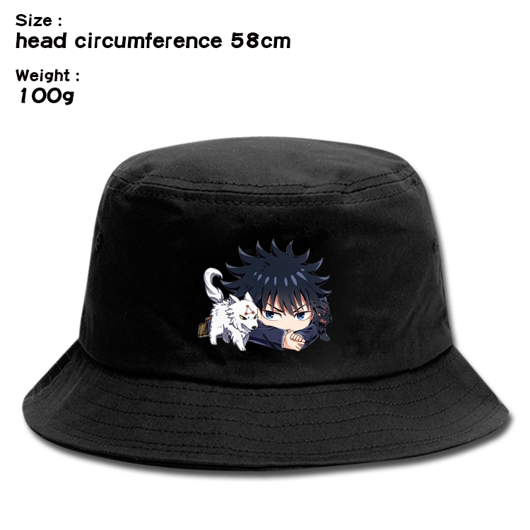 Jujutsu Kaisen   Anime canvas fisherman hat sun hat 58cm