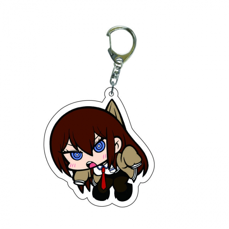 Steins Gate  Anime acrylic Key Chain  price for 5 pcs 8289