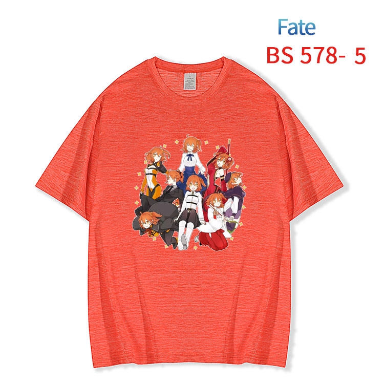 Fate stay night New ice silk cotton loose and comfortable T-shirt from XS to 5XL  BS-578-5