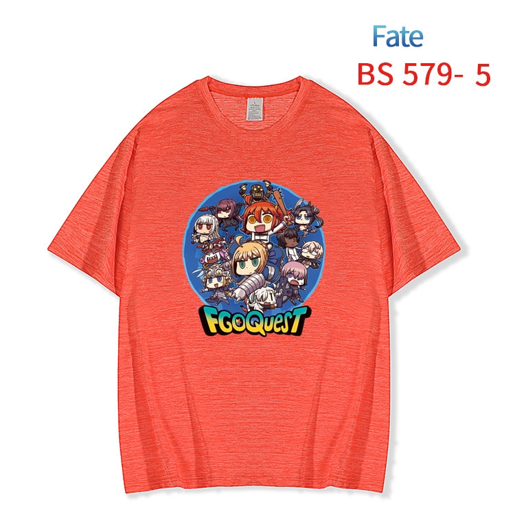 Fate stay night New ice silk cotton loose and comfortable T-shirt from XS to 5XL   BS-579-5