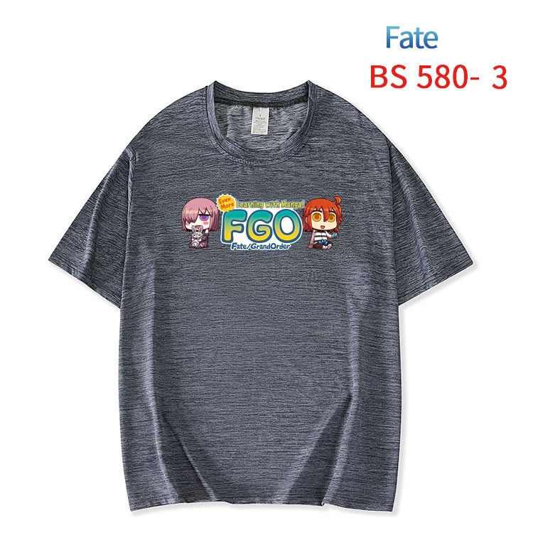 Fate stay night New ice silk cotton loose and comfortable T-shirt from XS to 5XL BS-580-3