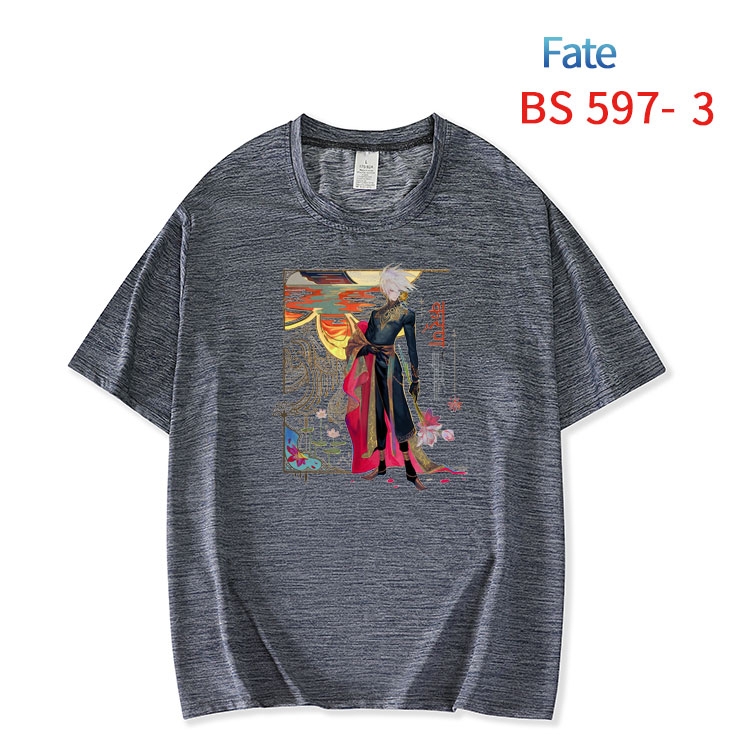 Fate stay night New ice silk cotton loose and comfortable T-shirt from XS to 5XL  BS-597-3