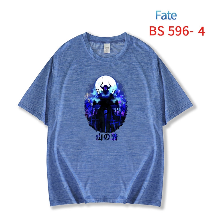 Fate stay night New ice silk cotton loose and comfortable T-shirt from XS to 5XL BS-596-4