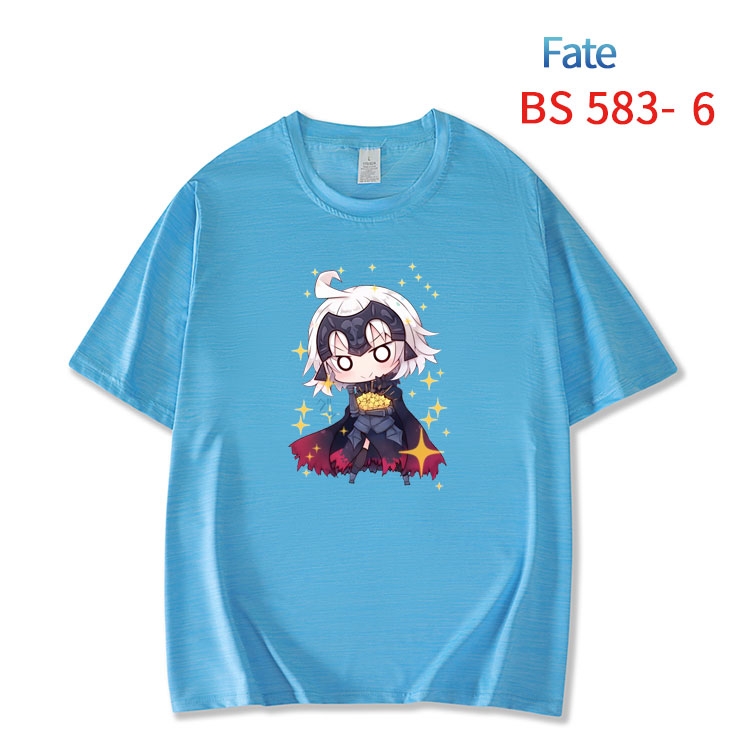 Fate stay night New ice silk cotton loose and comfortable T-shirt from XS to 5XL  BS-583-6