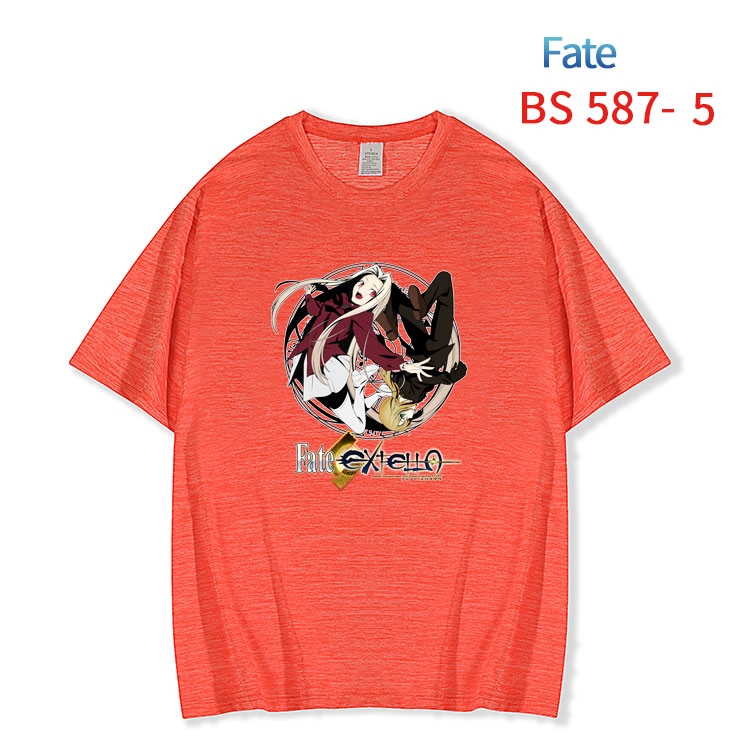 Fate stay night New ice silk cotton loose and comfortable T-shirt from XS to 5XL  BS-587-5