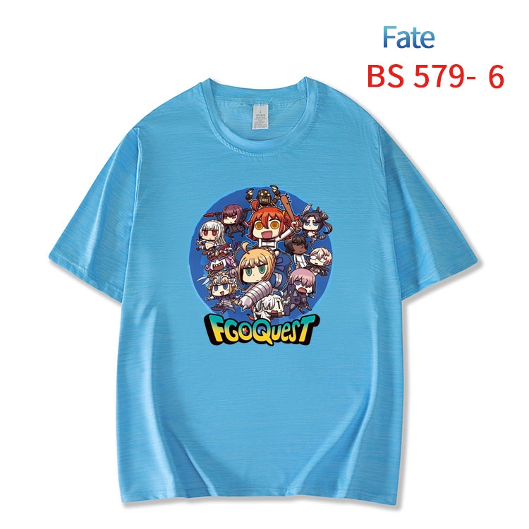 Fate stay night New ice silk cotton loose and comfortable T-shirt from XS to 5XL BS-579-6